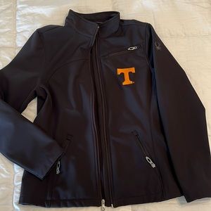Black Tennessee Vols SPYDER LADIES' TRANSPORT SOFTSHELL JACKET size Medium